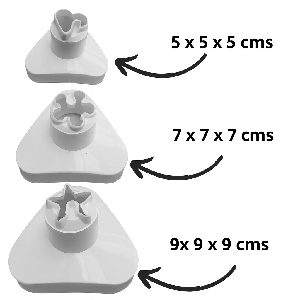 Kit 3 Formas de Esfirra – Tamanhos 5cm, 7cm e 9cm em Oferta na Shopee