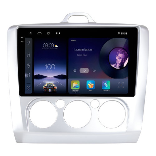 Multimídia Adak Iplay G2 Ford Focus 2009 A 2013 2ram 64gb Carplay Android Gps Bluetooth Qled 9p em Oferta na Shopee