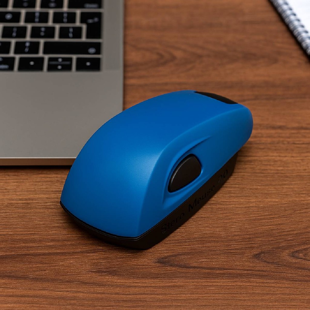 Carimbo Personalizado Colop Pocket Stamp Mouse 20 Azul