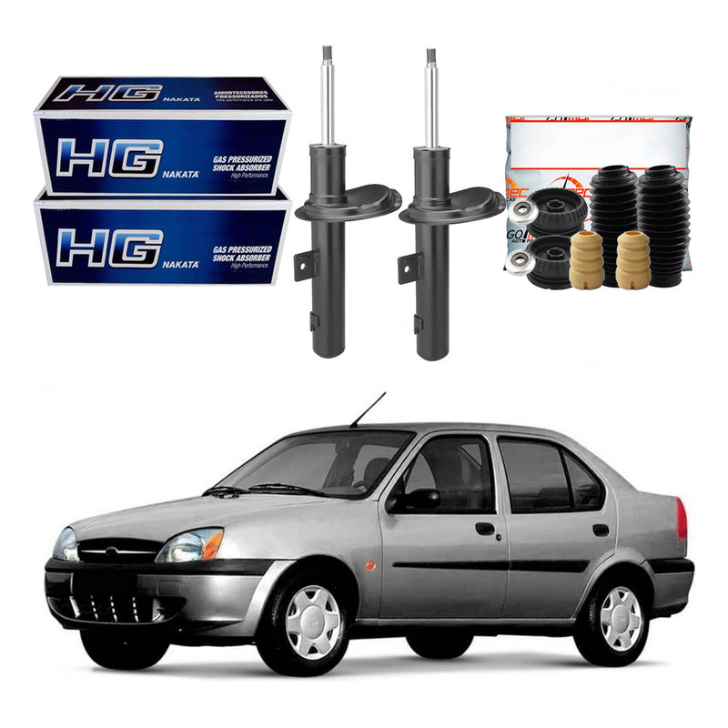 Kit Amortecedor Dianteiro, Fiesta Street 1.0 1.6 2000 A 2002 em Oferta na Shopee