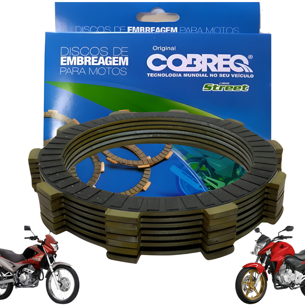Disco de Embreagem Nx 400 Falcon 1999 2000 2001 2002 2003 2004 2005 2006 2007 2008 2013 2014 2015 Original
