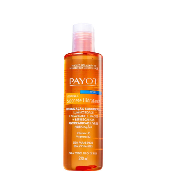 Payot Detox Vitamina C - Sabonete Líquido 220ml em Oferta na Shopee