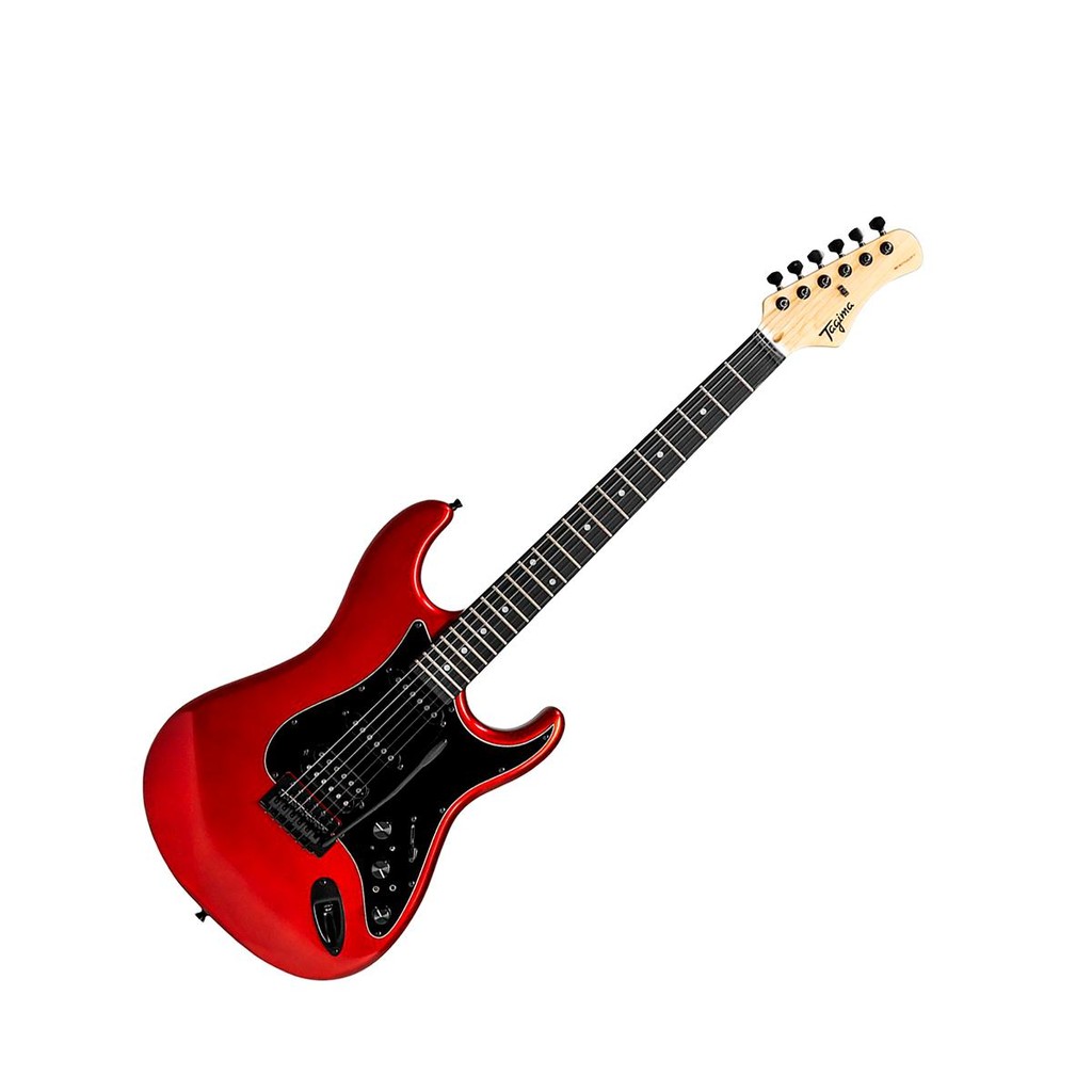 GUITARRA STRATOCASTER TAGIMA 2S 1H FX ESCALA ESCURA ESCUDO BK SIXMART CA