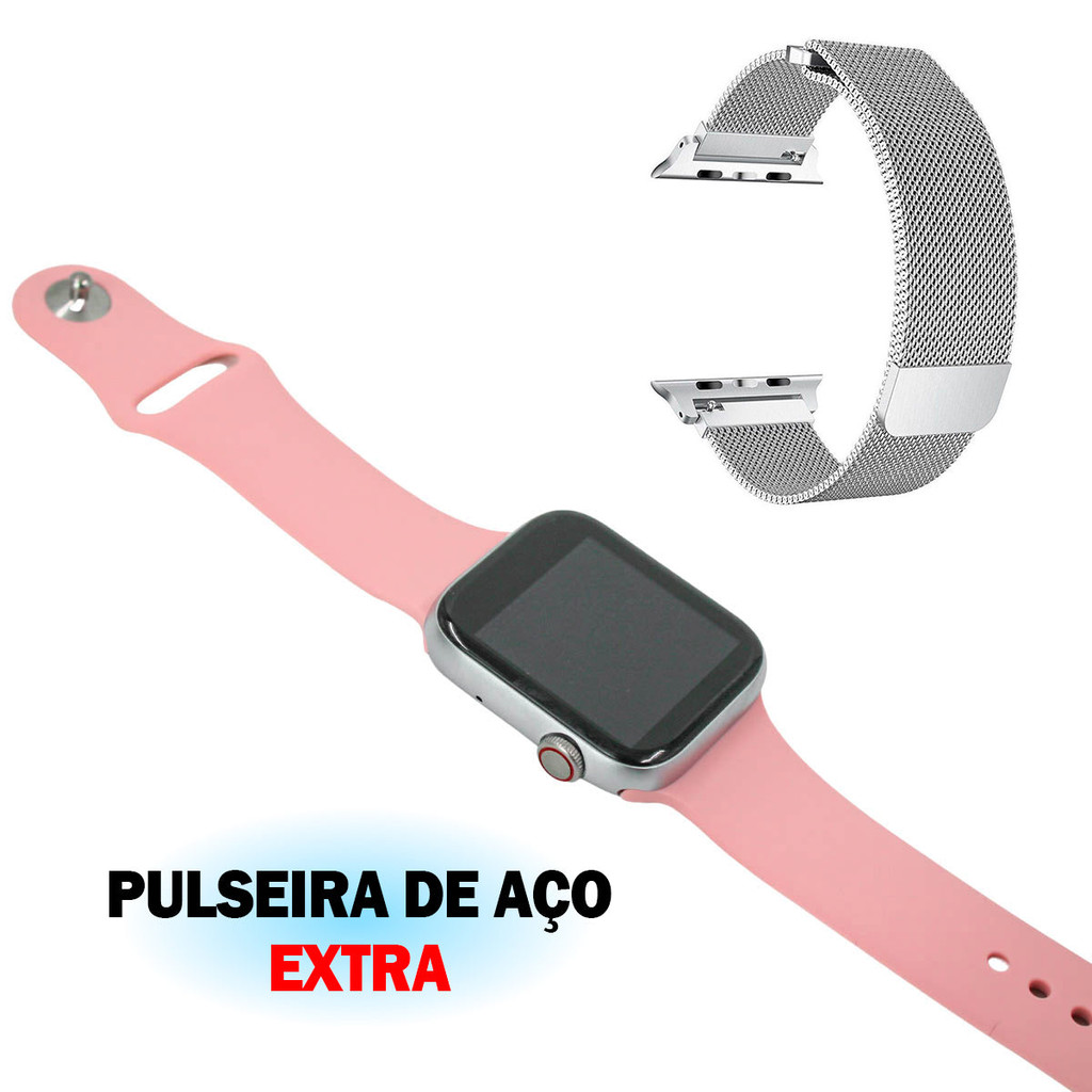 Relógio Smartwatch Inteligente Bluetooth com Pulseira