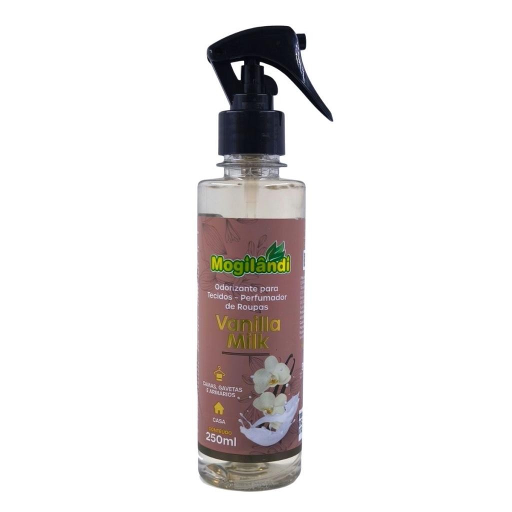 Odorizante para Tecidos Mogilandi Vanilla Milk 250ml em Oferta na Shopee