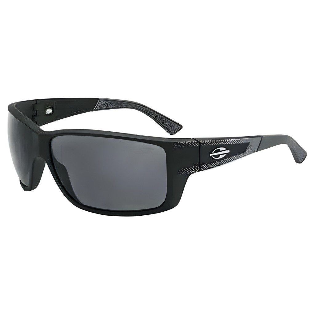 OCULOS SOL MORMAII JOACA III PRETO FOSCO CINZA TRAMA LENTE FUMÊ