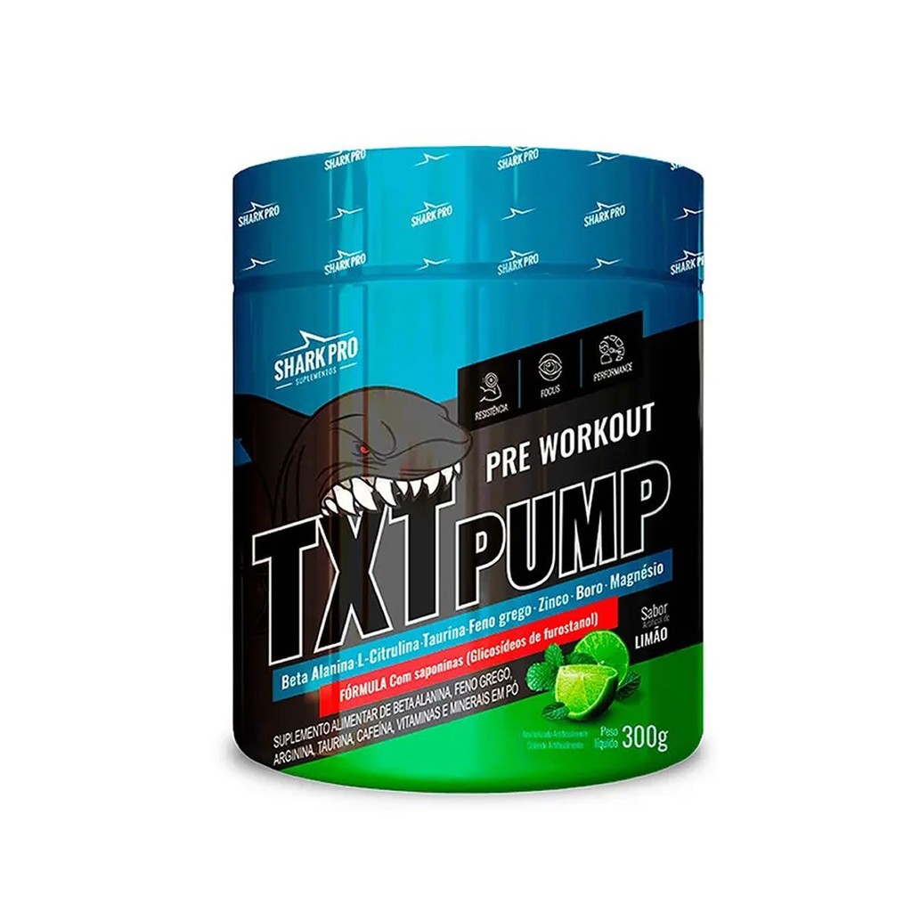 TXT Pump - 300g Limão - Shark Pro em Oferta na Shopee