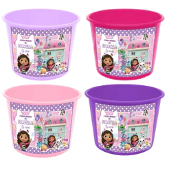 Balde de Pipoca Personalizado Casa Mágica da Gabby 1.5L Aniversário Gabi Festa da Gaby Lembrancinha
