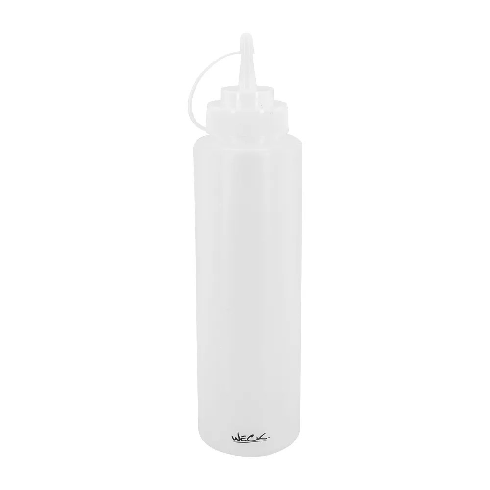 Bisnaga Plástica Flexível para Molho, Ketchup, Mostarda, Maionese e Pimenta Profissional 800ml