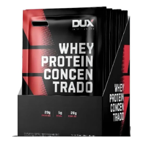Whey Protein Concentrado Sachê 30g Cookies 10un Dux Biscoitos Biscoitos