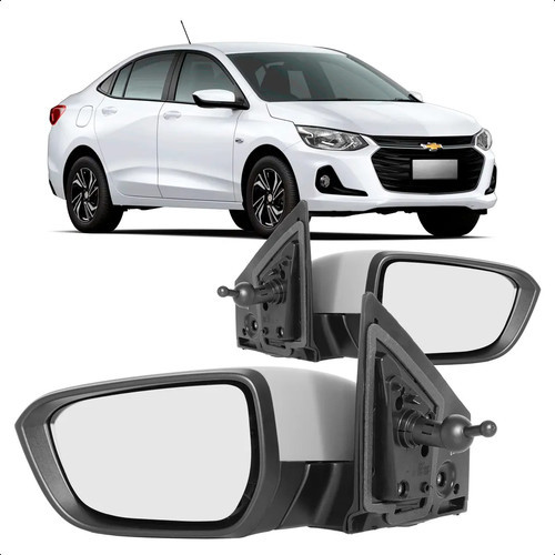Retrovisor Onix Com Controle Capa Primer 2020 2021 2022 2023 2024 2025