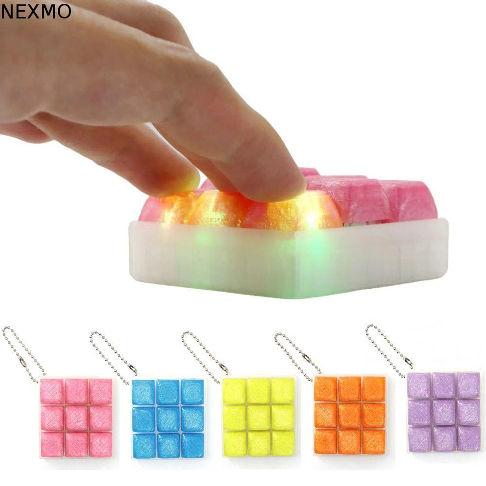 Chaveiro De Teclado NEXMO Fidget , Mecânico Com Botão De Toque Confortável , Som Suave