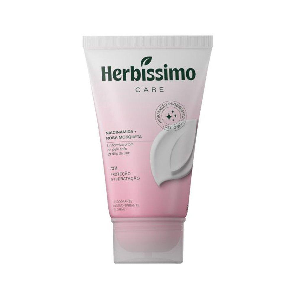 Desodorante em Creme Herbíssimo Care Rosa Mosqueta Bisnaga 55g