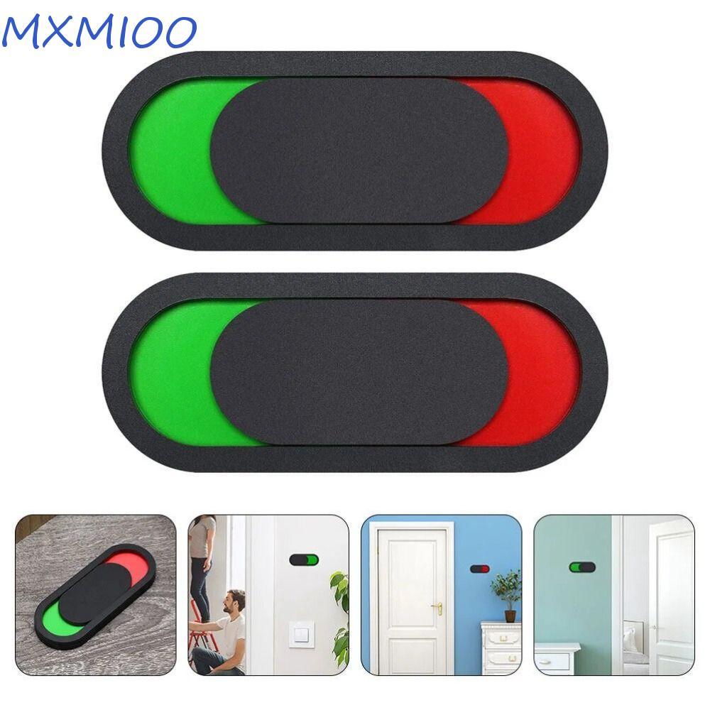 Placa De Sinalização Ocupada Vago Para Porta De Vaso Sanitário MXMIOO , Acrílico Aberto Deslizante , Sinal Não Perturbe