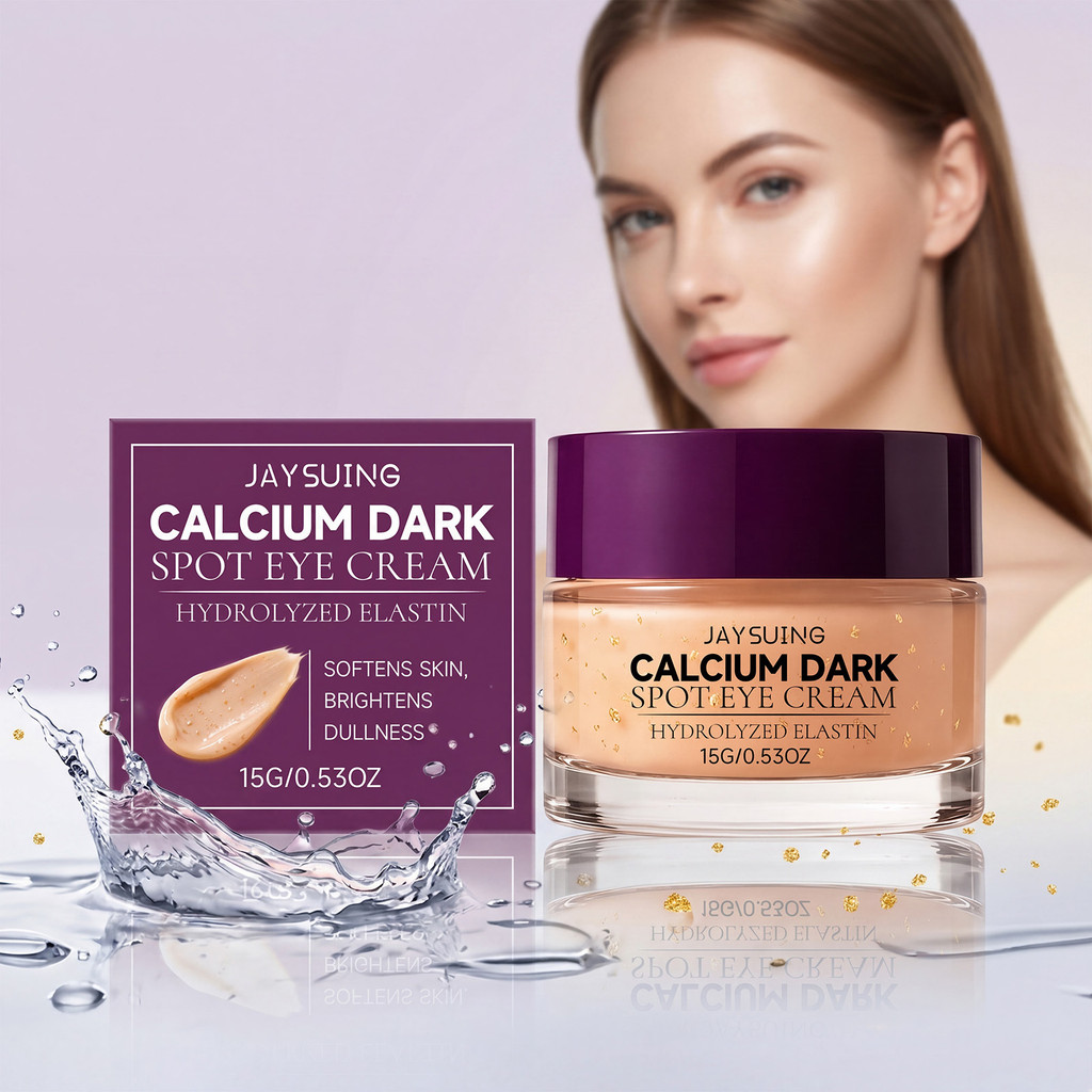 15g De Creme Hidratante Iluminador Para Os Olhos-Fórmula De Cálcio E Elastina Hidrolisada , Acalma Suaviza A Área Dos ,