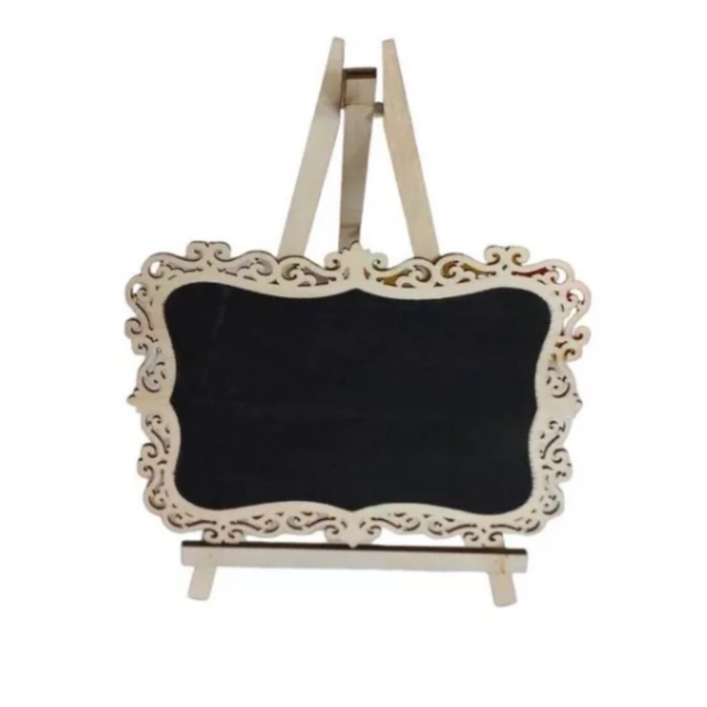 Mini Quadro Negro Cavalete Lousa (15X20) MT