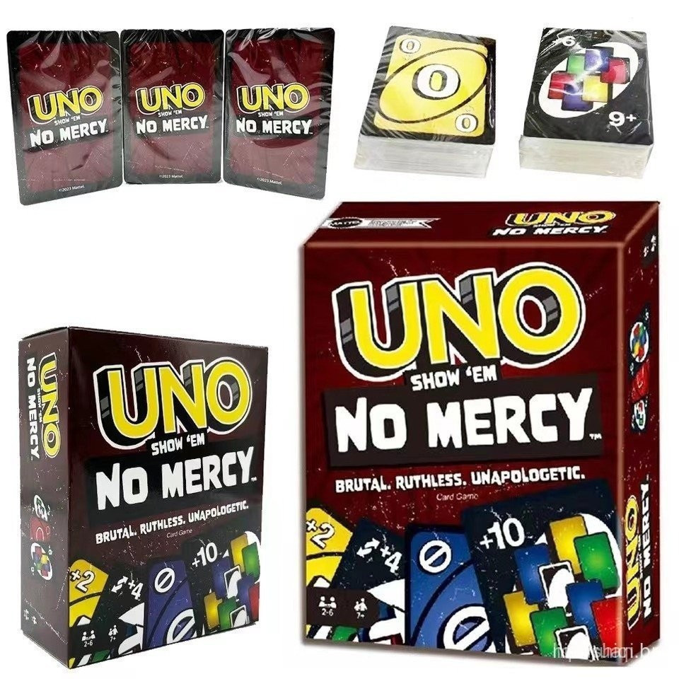 Uno no mercy Matching Card Game, Multiplayer Family Party Board Game, Pôquer de Entretenimento Divertido para Amigos FQF