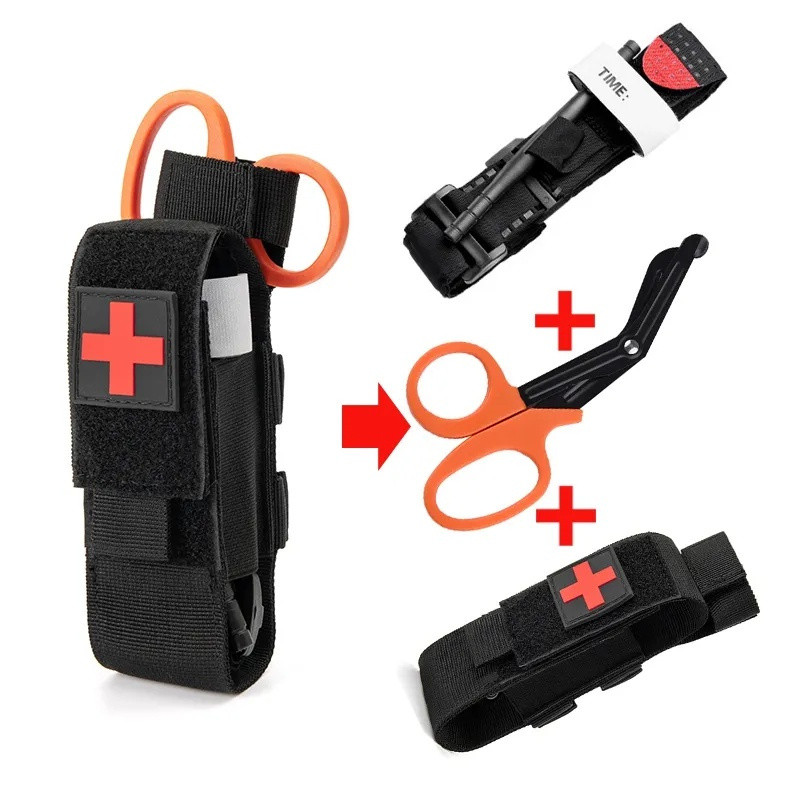 LUC Suporte Para Torniquete IFAK Saco De Primeiros Socorros Acessórios De Sobrevivência Equipamento De Proteção Ao Ar Li
