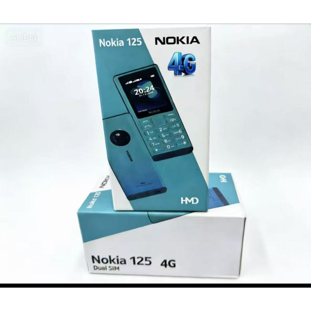 Celular Nok'a 125 4G Lanterna, Radio, Camera, Som alto Excelente P/ Idosos