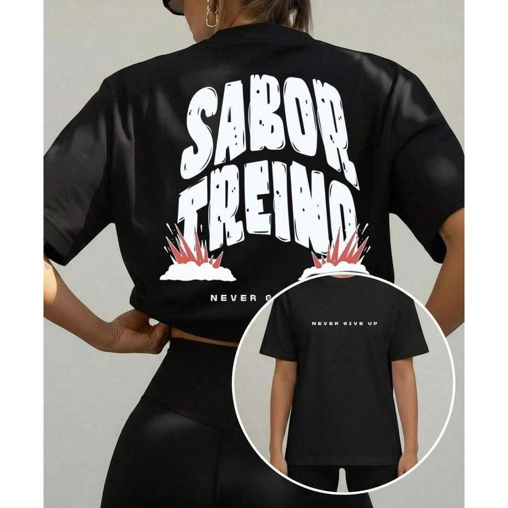 Camiseta Blusa Feminina e masculina unissex 100% Algodão Tshirt  Treino Caminhada Crossfit Academia Musculação Fitness