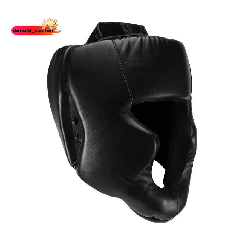 [Rápido D] Preto Bom Arnês Protetor De Cabeça Treinamento Chute Boxe Equipamento De Proteção