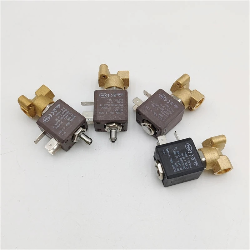 Válvula Solenoide Bidirecional e Tridirecional 230V 50Hz para Máquina de Café, Vapor, Água Quente, Eletrodomésticos de C