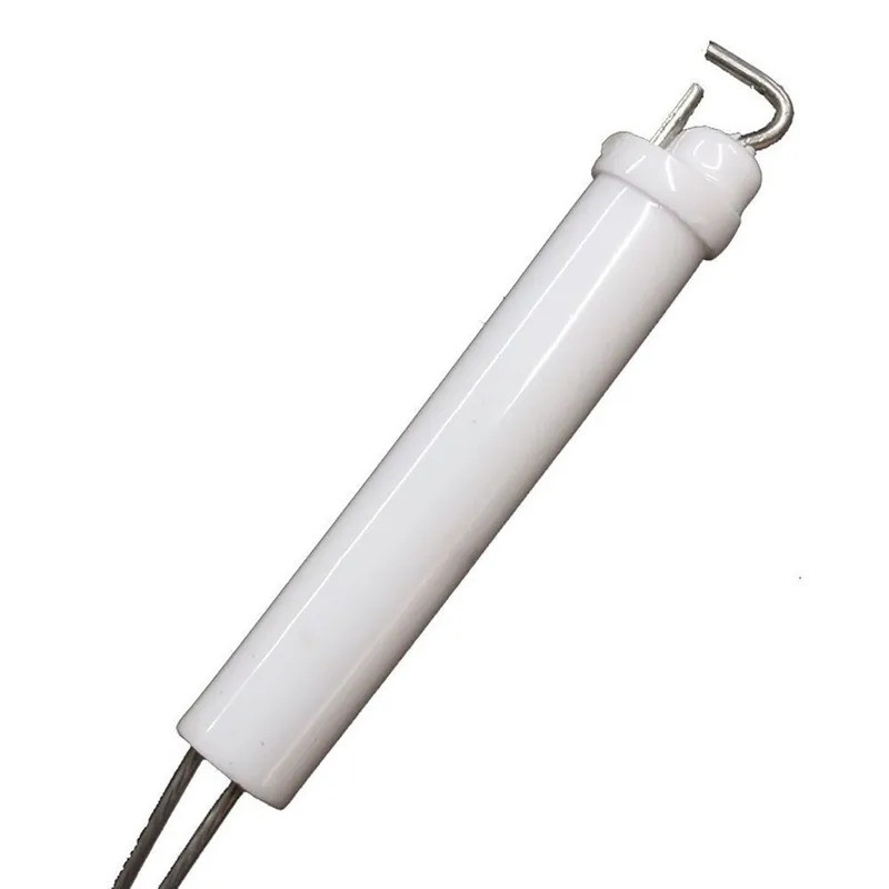 Eletrodo de Ignição Cerâmico para Queimador de Óleo, Eletrodo de Ignição de Caldeira de Pino Duplo, Eletrodo de Faísca p