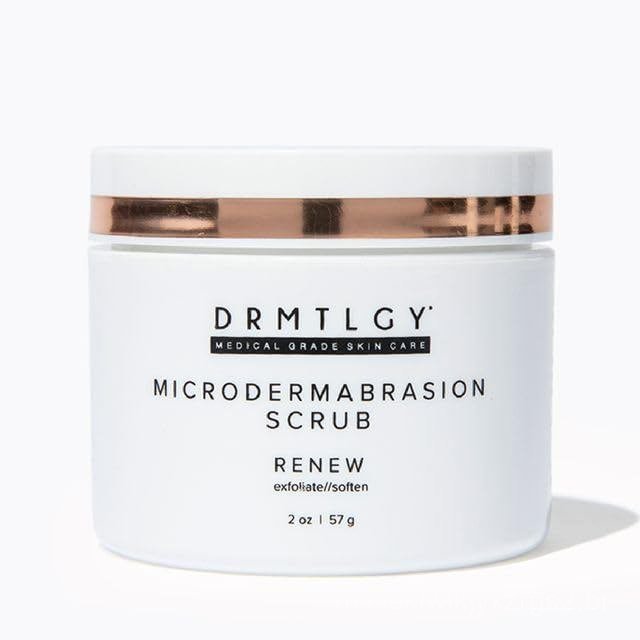 DRMTLGY Esfoliante Facial Suave de Microdermoabrasão com Pedra-Pomes para Suavizar e Polir a Pele com Textura Áspera e O