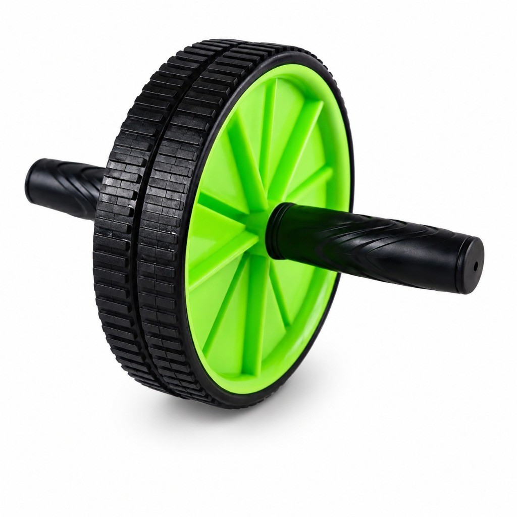 Roda De Exercícios Abdominal Dupla Com Pegadores