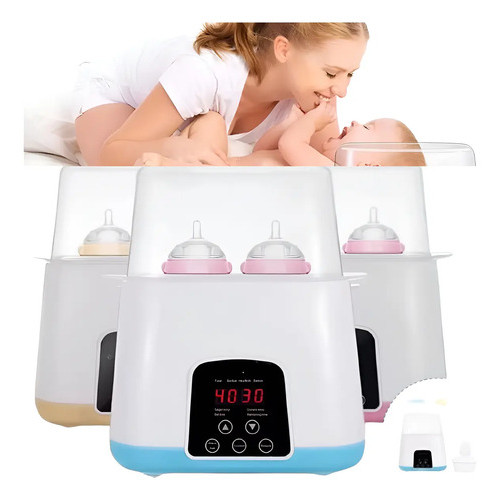 Aquecedor Esterilizador De Mamadeira De Leite P/ Bebê 4 Em1