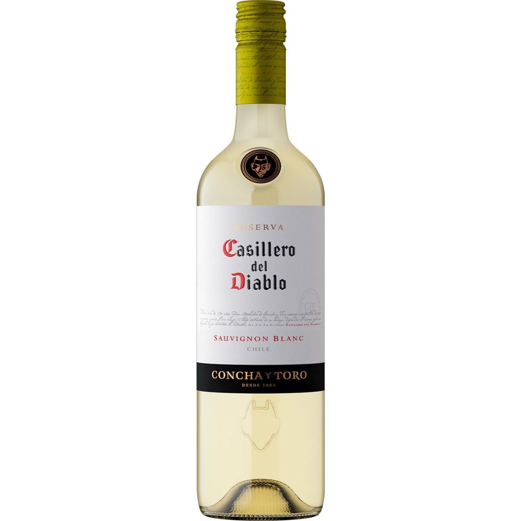 Vinho Chileno Branco Seco Casillero Del Diablo Sauvignon Blanc 750ml
