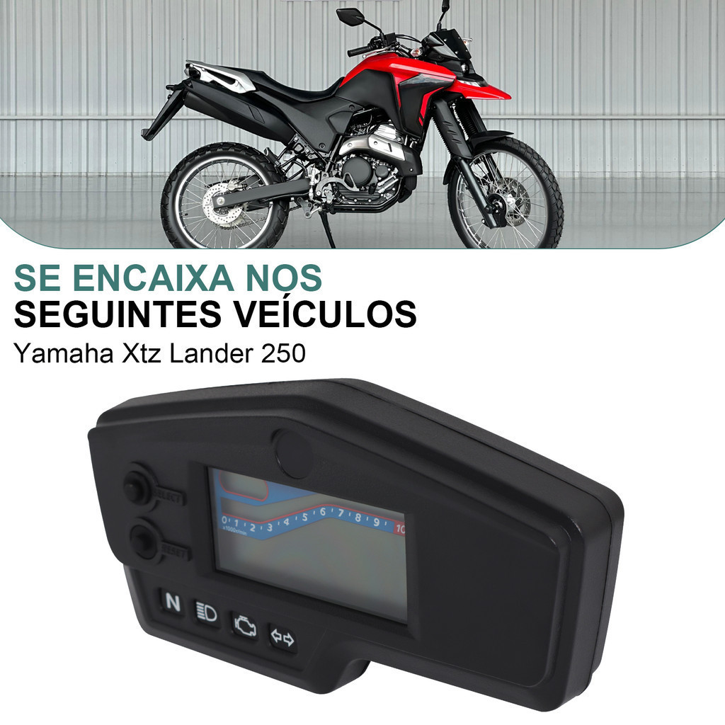 Painel Completo Yamaha Xtz Lander 250 2007 Até 2015 · foto 2