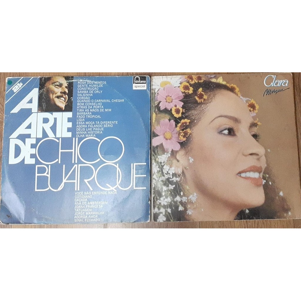VINIL A Arte de Chico Buarque e Clara Morena A Arte de Chico Buarque e Clara Morena - 2 Discos