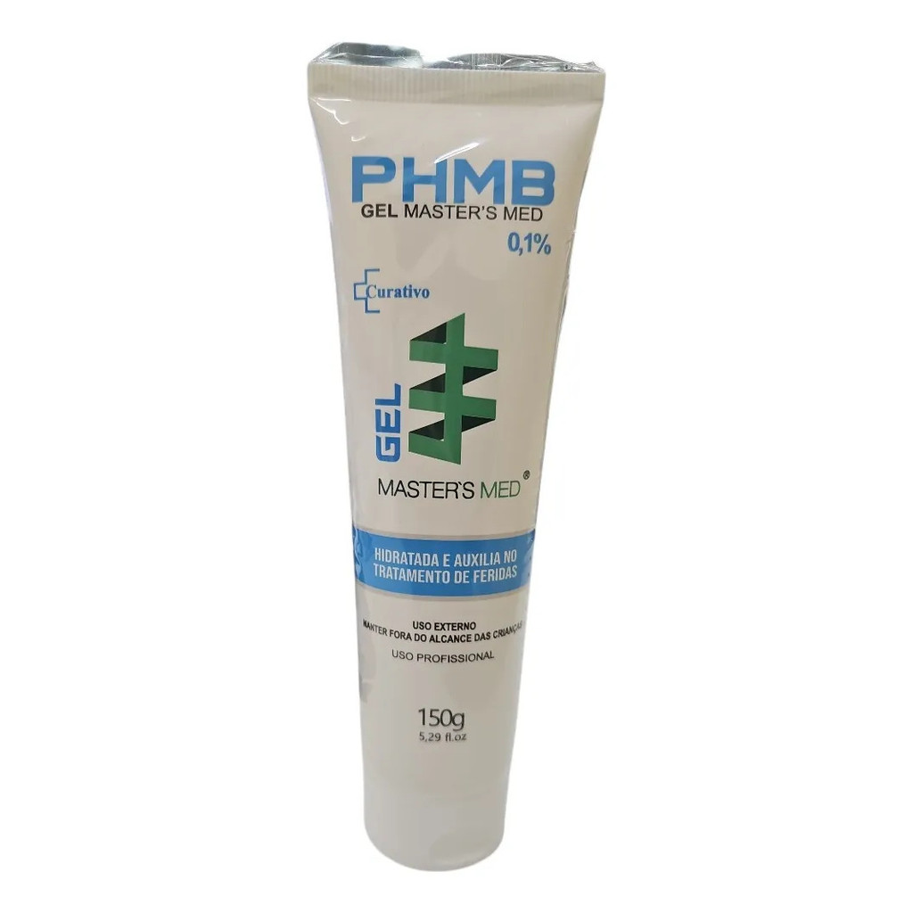 Hidrogel Com Phmb Gel 150g 0,1% Mastermed Para Feridas Gel Sem Cheiro