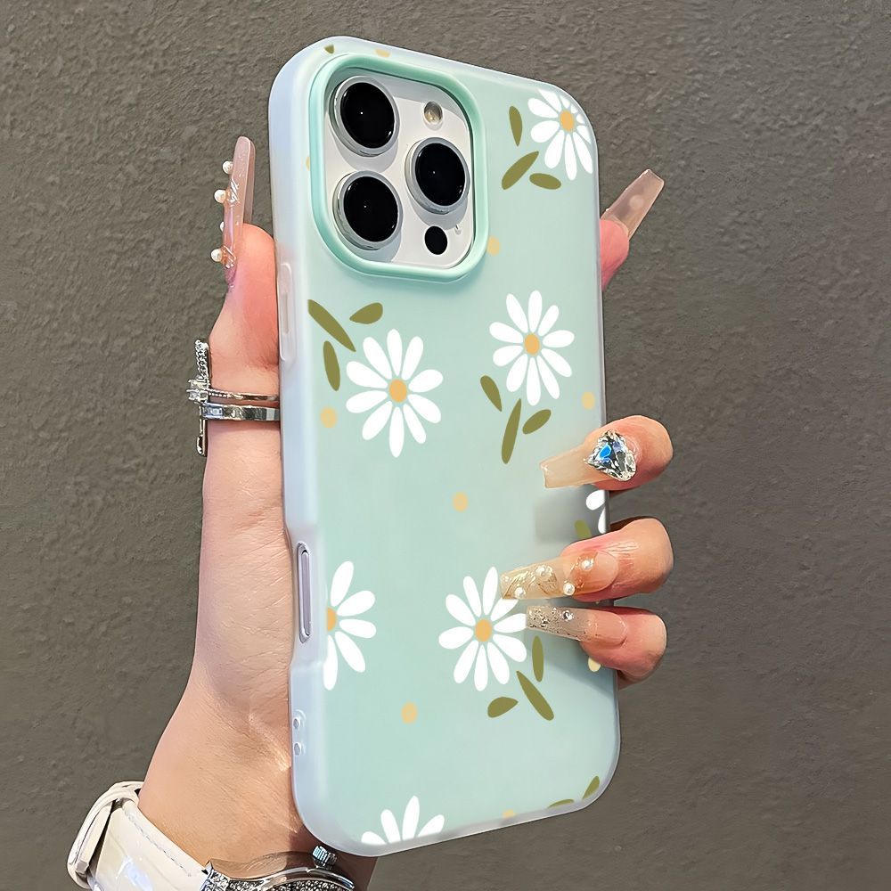 Capa Capinha Para Samsung Galaxy A05 A06 A03+ Flores Brancas Acabamento Fosco An