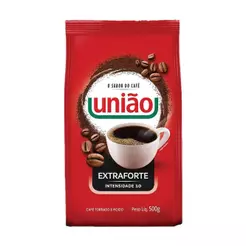 Café em Pó União Extra Forte Pouch 500g - Embalagem com 10 Unidades