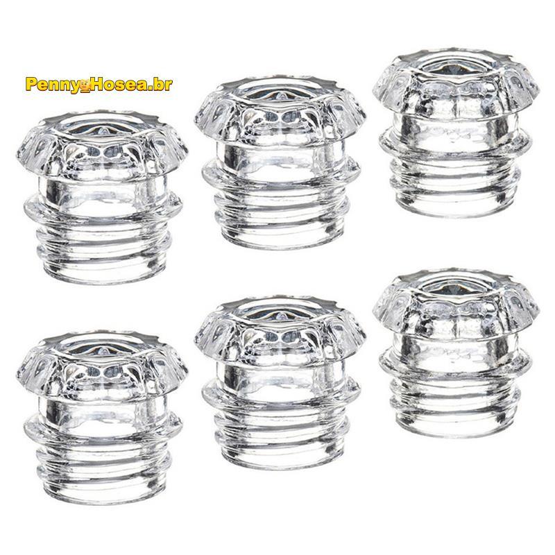 [Vendas Quentes P] 6 Peças De Substituição Superior De Vidro Percolador , Cafeteira Botão , Filtros De