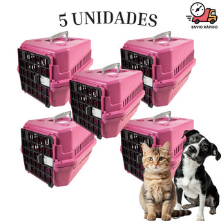 Kit Com Cinco Caixa De Transporte Do 1 Ao 5 Cachorro Gato Viagem Pet Casinha De Cachorro Pequeno 2 Em 1