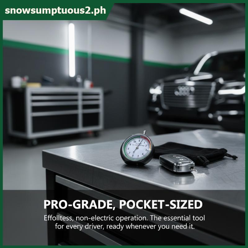 Medidor Preciso Do Piso Pneu De Carro Para Fácil Monitoramento Da Saúde Dos Pneus E Mais Longa Vida Útil [SNOW]
