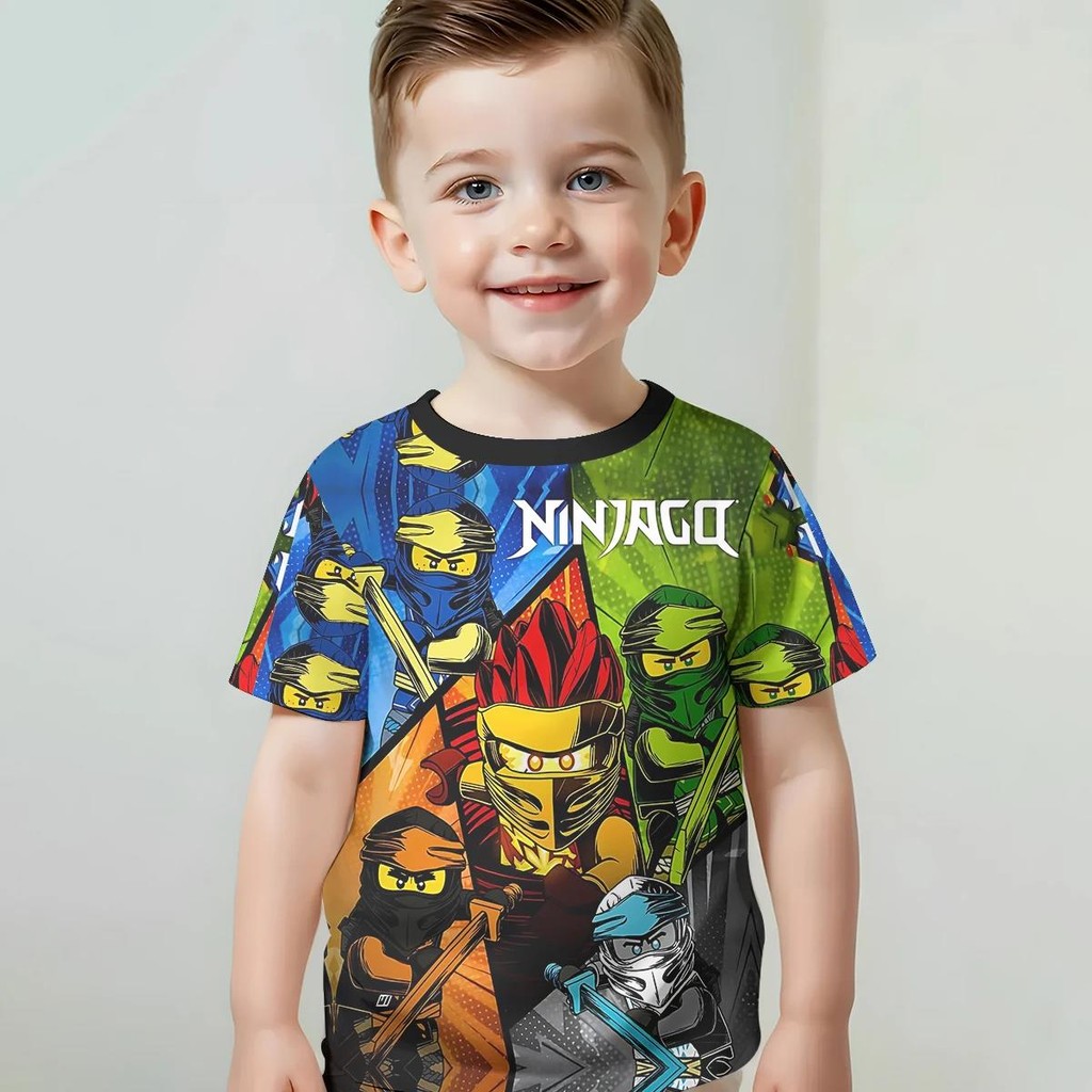 Ninjagos Impressão 3D Roupas De Bebê Ao Ar Livre Para Jogo De Desenho Animado Crianças Menino Menina Criança Camiseta
