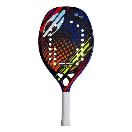 Raquete Beach Tennis Mormaii Sunset Pro Carbono 3k Sirena Cor Preto