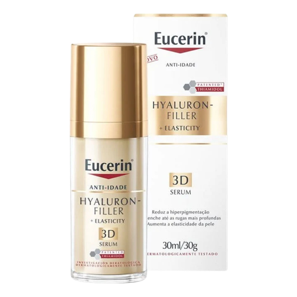 Sérum Facial Antirrugas Eucerin 3d - 30ml Hyaluron-filler Madura Dia/noite em Oferta na Shopee