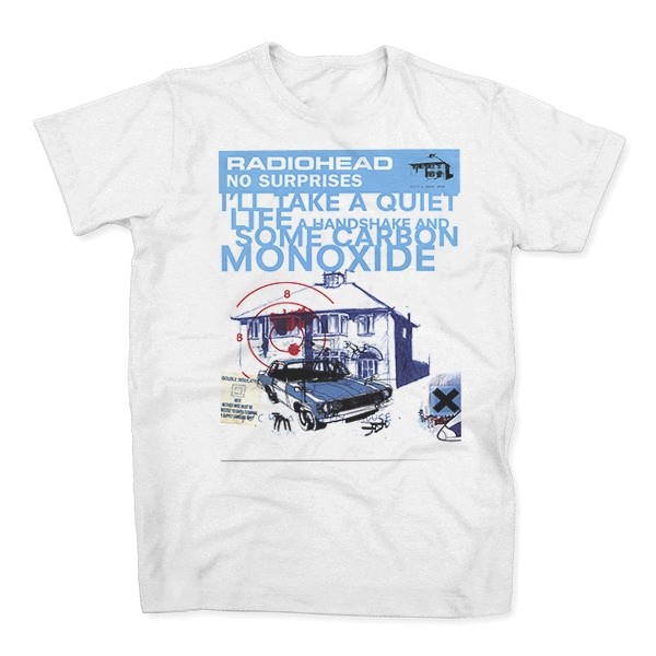 Camiseta Algodao Radiohead Banda de Rock Bandas Musica Alternativo Thom Yorke Camisa Unissex Nervous