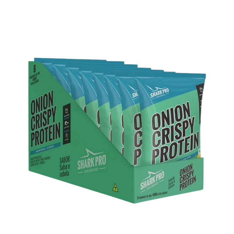 Caixa De Snack Proteico Shark Pro Whey Protein 8un De 50g - Escolha Seu Sabor!