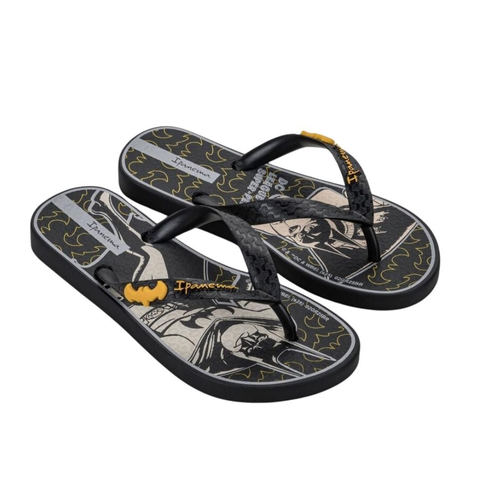 Chinelo Infantil Preto Super Pets Ipanema