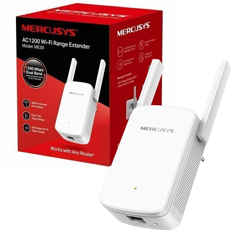 Repetidor Mercusys ME30 Wi-Fi AC1200