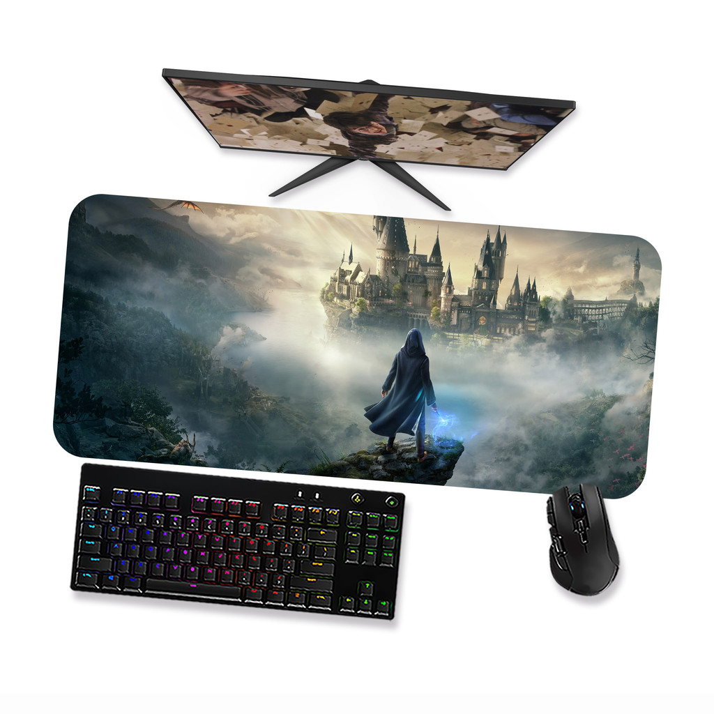 Mousepad HARRY POTTER Hogwarts Legacy 3 Speed Costurado Mouse pad Gamer 90x40 70x30 80x40 60x40 45x40