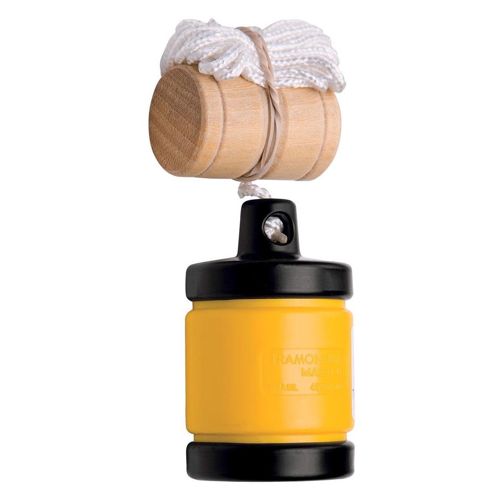 PRUMO PARA PEDREIRO 500G AÇO CORPO REVESTIDO DE PVC - TRAMONTINA