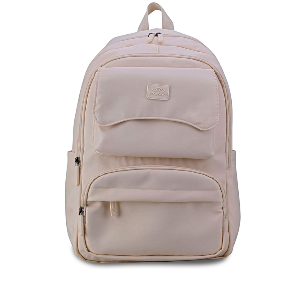 Mochila Unissex Olympikus Sportstyle Off White 23L Resistente Escolar Dia a Dia