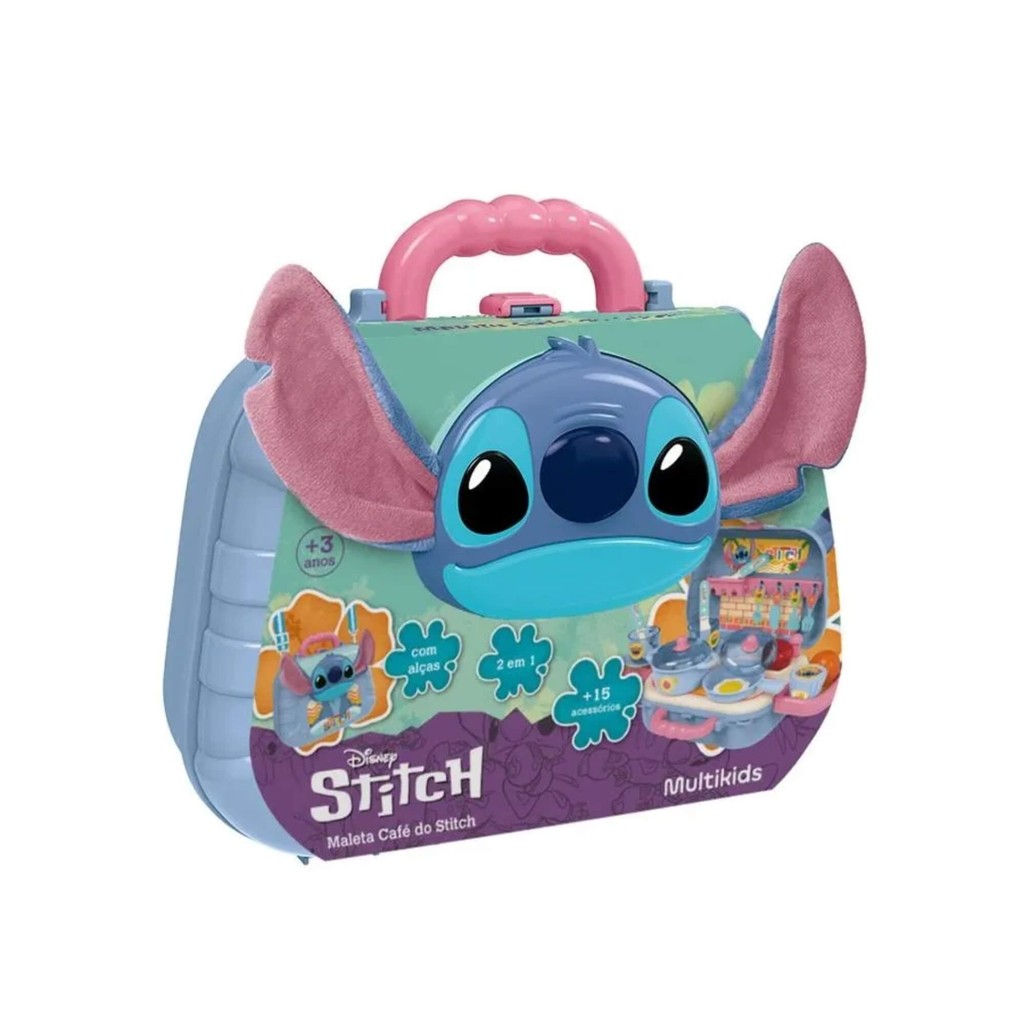 Brinquedo Infantil Maleta Stitch de Café da Manhã Multikids - BR2495 em Oferta na Shopee